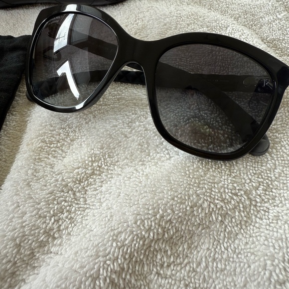 Vintage Chanel Polarized Butterfly Sunglasses with Case, etc.